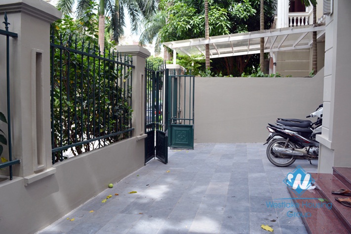 Well maintained furnished villa for rent in Ciputra, Tay Ho, Hanoi